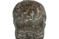 Casa Padrino Luxus Deko Skulptur Bronzefigur Bronze / Braun 15 x 23 x H. 45 cm - Massive Bronzeskulptur auf Plexiglas Sockel - Luxus Deko Accessoires