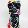 Casa Padrino Luxus Deko Skulptur Deko Objekt Mosaik Männerbüste H. 70 cm - Deko Skulptur - Deko Figur - Tierfigur - Gartendeko
