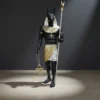 Casa Padrino Luxus Deko Skulptur Statue Anubis H. 230 cm - Riesige Gartenskulptur - Lebensgroße Skulptur - XXL Deko Skulptur - XXL Deko Figur