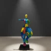 Casa Padrino Luxus Deko Skulptur Statue Überschwängliche Frau Mosaik H. 85 cm - Deko Skulptur - Deko Figur - Tierfigur - Gartendeko
