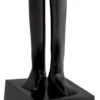 Casa Padrino Luxus Deko Skulptur Bronze 18 x 24,5 x H. 131,5 cm - Abstrakte Messing Deko Figur - Wohnzimmer Deko - Büro Deko - Deko Accessoires - Luxus Kollektion