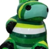 Casa Padrino Luxus Deko Skulptur Nilpferd Grün / Mehrfarbig H. 100 cm - Große Deko Figur - XXL Deko Skulptur - XXL Deko Figur - XXL Tierfigur - Wohnzimmer Deko - Garten Deko - Deko XXL Figuren