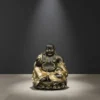 Casa Padrino Luxus Deko Skulptur Statue Kleiner Buddha H. 32 cm - Deko Skulptur - Deko Figur - Tierfigur - Gartendeko