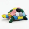 Casa Padrino Luxus Deko Skulptur Reptil Schildkröte Bunt H. 44 cm - Deko Skulptur - Deko Figur - Tierfigur - Gartendeko