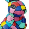 Casa Padrino Luxus Designer Dekofigur Hase Mehrfarbig H. 65 cm - Wetterbeständige Deko Skulptur - Wohnzimmer Deko Figur - Garten Deko Figur - Luxus Deko Tierfigur - Designer Deko Accessoires