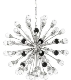 Casa Padrino Luxus Designer Kronleuchter Silber Durchmesser 75 cm - Limited Edition