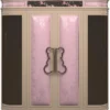 Casa Padrino Luxus Designer Kinderzimmer Kleiderschrank Rosa / Beige / Schwarz / Gold 200 x 60 x H. 250 cm - Kinderzimmer Möbel - Hotel Möbel - Luxus Qualität - Made in Italy