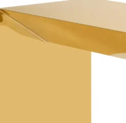 Casa Padrino Luxus Designer Konsole / Konsolentisch Gold 155 x 45 x H. 76 cm - Designermöbel