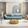 Casa Padrino Luxus Designer Sessel mit Elefantenbeinen Weiß / Grau 84 x 57 x H. 63 cm - Wohnzimmer Sessel - Hotel Sessel - Wohnzimmer Möbel - Hotel Möbel - Luxus Qualität - Made in Italy