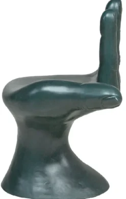 Casa Padrino Luxus Designer Stuhl Hand Ozeanblau 60 x 50 x H. 89 cm - Fiberglas Stuhl - Luxus Möbel - Designer Möbel - Fiberglas Möbel