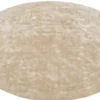Casa Padrino Luxus Designer Teppich Beige Durchmesser 280 cm - Limited Edition