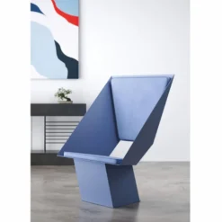Casa Padrino Luxus Designer Wohnzimmer & Hotel Metall Sessel Blau - Made in Italy