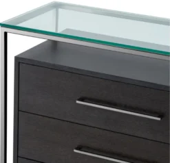 Casa Padrino Luxus Designer Wohnzimmerschrank 180 x 45 x H. 86 cm - Hotel Kollektion