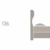 Casa Padrino Luxus Doppelbett Grau / Braun - Modernes Massivholz Bett - Moderne Schlafzimmer & Hotel Möbel - Luxus Kollektion