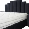 Casa Padrino Luxus Doppelbett Lila / Braun - Verschiedene Größen - Modernes Bett mit Matratze - Schlafzimmer Möbel