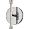 Casa Padrino Luxus Doppel Wandleuchte Silber 12,1 x 8,9 x H. 76,2 cm - Luxus Kollektion