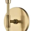Casa Padrino Luxus Doppel Wandleuchte Antik Messing 12,1 x 8,9 x H. 76,2 cm - Luxus Kollektion