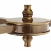 Casa Padrino Luxus Doppel Wandleuchte Antik Messing / Weiß 40 cm - Luxus Leuchten
