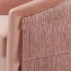 Casa Padrino Luxus Drehsessel Rosa / Mattgold 84 x 82 x H. 74 cm - Wohnzimmer Sessel mit edlem Samtstoff - Luxus Wohnzimmer Möbel