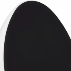 Casa Padrino Luxus Drehsessel Weiß / Schwarz H. 133 cm - Luxus Möbel