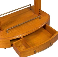 Casa Padrino Luxus Dressboy Hellbraun 52 x 34 x H. 100 cm - Kleiderständer - Garderobenständer - Stummer Diener - Schlafzimmer Accessoires - Hotel Accessoires