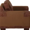 Casa Padrino Luxus Echtleder Sessel Braun 92 x H. 93 cm - Chesterfield Möbel