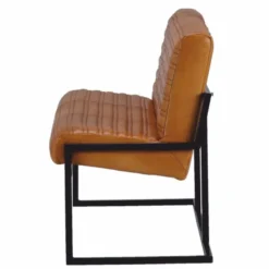 Casa Padrino Luxus Echtleder Sitzbank Hellbraun / Schwarz 160 cm - Echtleder Möbel