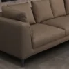 Casa Padrino Luxus Ecksofa Braun / Schwarz 313 x 178 x H. 73 cm - Wohnzimmer Sofa - Wohnzimmer Möbel - Luxus Möbel - Luxus Wohnzimmer Einrichtung