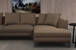 Casa Padrino Luxus Ecksofa Braun / Schwarz 313 x 178 x H. 73 cm - Wohnzimmer Sofa - Wohnzimmer Möbel - Luxus Möbel - Luxus Wohnzimmer Einrichtung