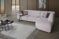 Casa Padrino Luxus Ecksofa Grau / Braun 290 x 215 cm - Wohnzimmer & Hotel Möbel