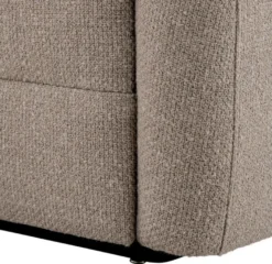 Casa Padrino Luxus Ecksofa Greige / Schwarz 320 x 190 x H. 82 cm - Wohnzimmer Sofa - Wohnzimmer Möbel - Luxus Möbel - Luxus Einrichtung - Luxus Qualität