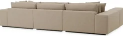 Casa Padrino Luxus Ecksofa mit Kissen Grau / Schwarz 380 x 200 x H. 90 cm - Wohnzimmer Sofa - Hotel Sofa - Wohnzimmer Möbel - Hotel Möbel - Luxus Möbel - Luxus Qualität