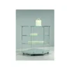 Casa Padrino Luxus Eck-Theken-Vitrine 68 x 68 cm H. 90 cm - Ladeneinrichtung - Boutique Möbel - Made in Italy