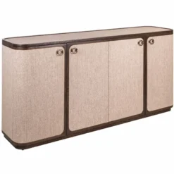 Casa Padrino Luxus Eichenholz Sideboard mit 4 Türen Braun 180 cm - Luxus Möbel