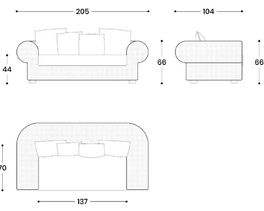 Casa Padrino Luxus 2er Gartensofa Naturfarben / Weiß 205 cm