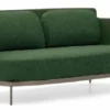 Casa Padrino Luxus 2er Sofa Grün / Bronze 160 cm - Wohnzimmer & Hotel Möbel