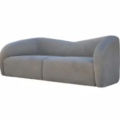 Casa Padrino Luxus 3er Wohnzimmer Sofa Grau 238 cm - Wohnzimmer Interior
