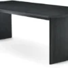 Casa Padrino Luxus Esstisch Anthrazitgrau 230 x 110 x H. 76 cm - Massivholz Küchentisch - Rechteckiger Esszimmertisch - Luxus Esszimmer Möbel