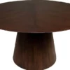 Casa Padrino Luxus Esstisch Dunkelbraun Ø 150 x H. 76 cm - Runder Massivholz Küchentisch - Esszimmer Möbel - Küchen Möbel - Luxus Möbel - Luxus Einrichtung