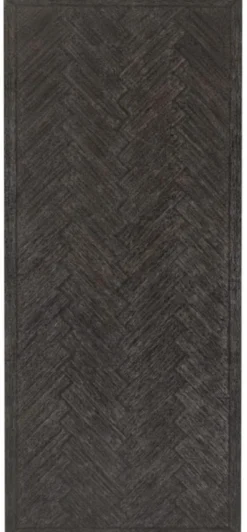 Casa Padrino Luxus Esstisch mit Eichenfurnier Tischplatte Schwarz / Bronze 230 x 100 x H. 75,5 cm - Luxus Esszimmermöbel