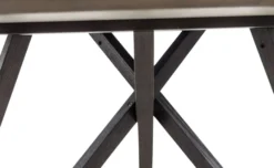 Casa Padrino Luxus Esstisch mit mineralbeschichteter Tischplatte 120 x H. 76 cm - Designer Esszimmermöbel