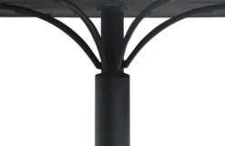 Casa Padrino Luxus Esstisch Mehrfarbig / Schwarz Ø 120 x H. 76 cm - Runder Küchentisch mit Schieferplatten & Keramik Fliesen