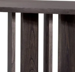 Casa Padrino Luxus Esstisch Mokka / Bronze 240 x 100 x H. 76 cm - Rechteckiger Massivholz Küchentisch - Massivholz Esszimmer Möbel - Massivholz Küchen Möbel - Luxus Möbel - Luxus Einrichtung