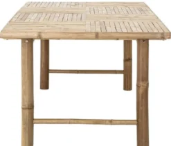 Casa Padrino Luxus Esstisch Naturfarben 200 x 100 x H. 74 cm - Rechteckiger Bambus Küchentisch - Esszimmer Möbel - Bambus Möbel - Luxus Möbel - Luxus Esszimmer Einrichtung