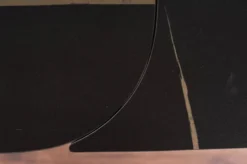 Casa Padrino Luxus Esstisch Schwarz / Matt Schwarz 160-240 x 95 x H. 76 cm - Ausziehbarer Küchentisch mit gehärteter Glaskeramik Tischplatte - Esszimmer Möbel - Luxus Möbel