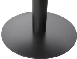 Casa Padrino Luxus Esstisch Schwarz / Gold 120 x H. 76 cm - Designer Esszimmermöbel