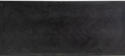 Casa Padrino Luxus Esstisch Schwarzgrau / Gold 240 x 100 x H. 75 cm - Rechteckiger Küchentisch mit Massivholz Tischplatte - Esszimmer Möbel - Küchen Möbel - Luxus Möbel - Luxus Einrichtung
