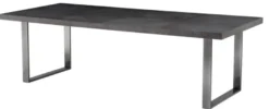 Casa Padrino Luxus Esstisch Schwarz 250 x 110 x H. 75 cm - Esszimmermöbel