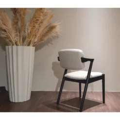 Casa Padrino Luxus Esszimmer Set Schwarz / Weiß - 1 Esstisch und 6 Esszimmer Stühle mit Armlehnen