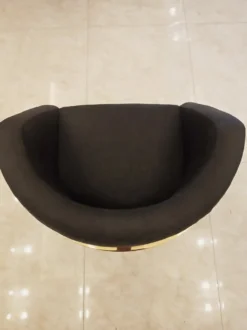 Casa Padrino Luxus Esszimmerstuhl Schwarz / Gold 60 x 56 x H. 80 cm - Luxus Esszimmer Möbel - Luxus Qualität